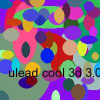 ulead cool 3d 3.0 se download