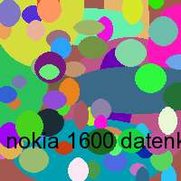 nokia 1600 datenkabel