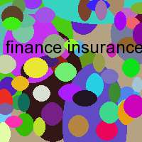 finance insurance personal